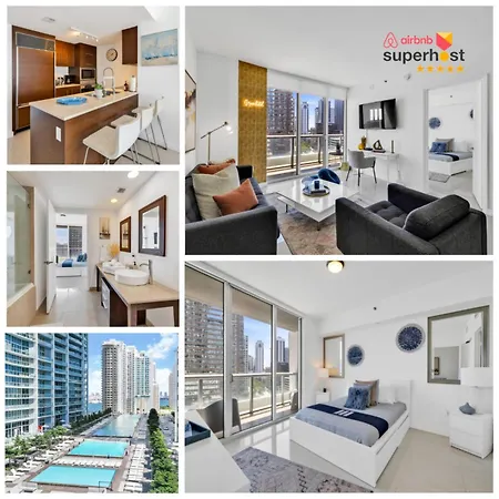 New Listing Promo W Hotel 2Br Bay View 3 Pools